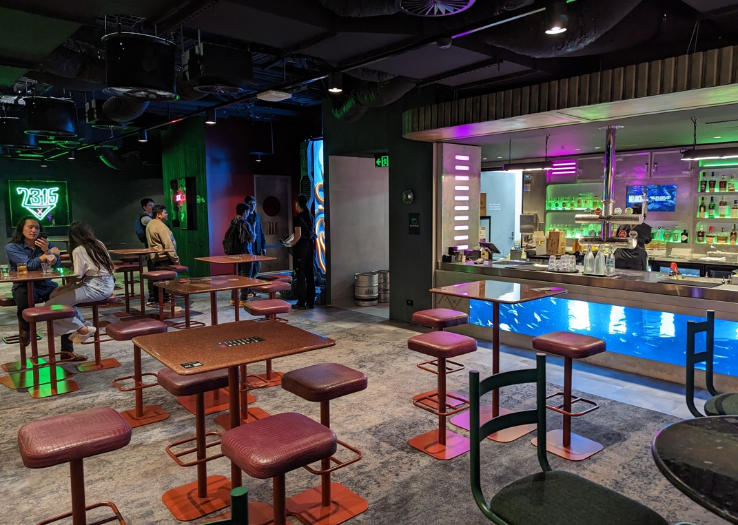 Photo of the event venue bar